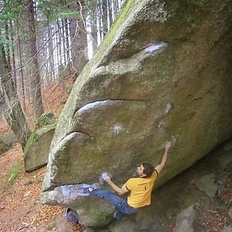 Stráníci. podzimní bouldery v Polsku